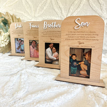 Load image into Gallery viewer, Memorial Plaques with Photo Holder