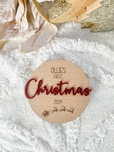 Load image into Gallery viewer, First Christmas 2024 Plaque
