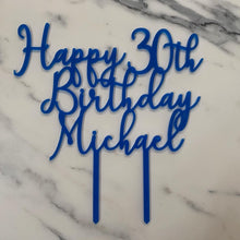 Load image into Gallery viewer, Custom Cake Toppers - Single Layered