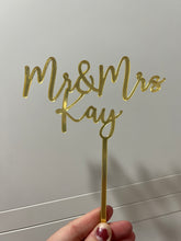 Load image into Gallery viewer, Custom Cake Toppers - Single Layered
