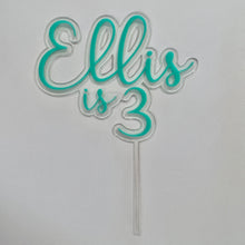 Load image into Gallery viewer, Custom Cake Toppers - Double Layered