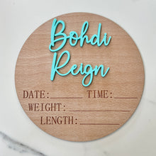 Load image into Gallery viewer, 'Custom' Birth Announcement Plaques