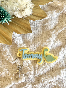Double Layered Keychains with Icon