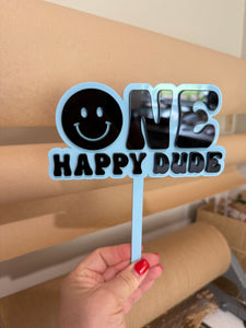 Custom Cake Toppers - Double Layered