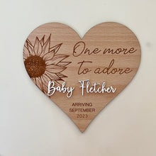 Load image into Gallery viewer, One More to Adore Pregnancy Plaque
