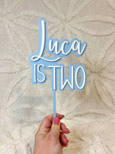 Load image into Gallery viewer, Custom Cake Toppers - Double Layered
