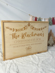 Family Christmas Eve/Easter Keepsake Boxes