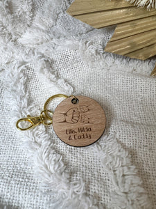 4cm Fathers Day Keyrings