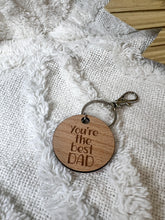 Load image into Gallery viewer, 4cm Fathers Day Keyrings
