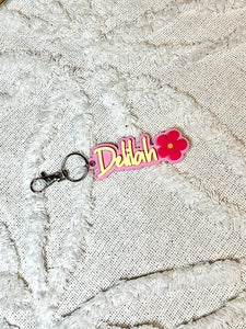Double Layered Keychains with Icon