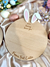 Load image into Gallery viewer, Some Bunny Loves You Easter Footprint Plaque
