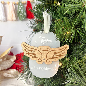 In Loving Memory Wings Ornament