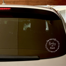 Load image into Gallery viewer, Baby On Board Vinyl Stickers
