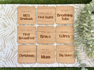 NICU Milestone Plaques