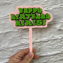 Load image into Gallery viewer, Custom Cake Toppers - Double Layered
