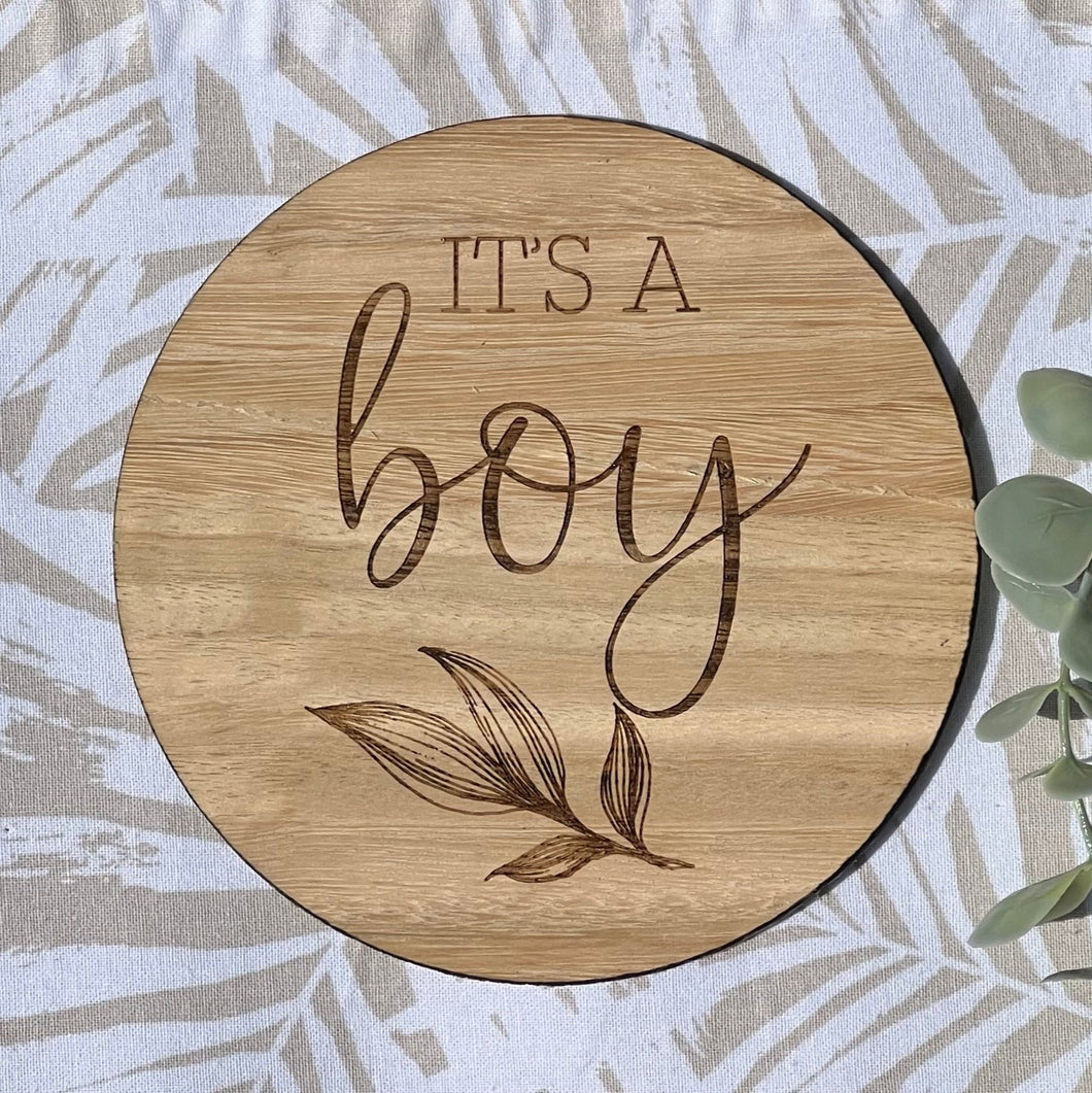 It's A Boy/Girl Plaque
