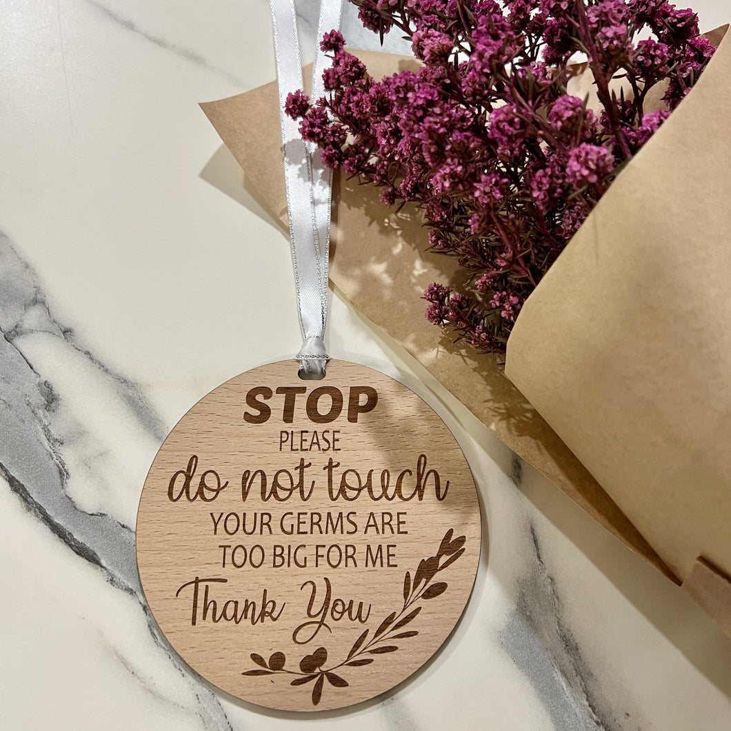 Germs are too big Plaque