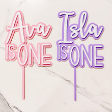 Load image into Gallery viewer, Custom Cake Toppers - Double Layered
