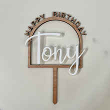 Load image into Gallery viewer, Custom Cake Toppers - Double Layered
