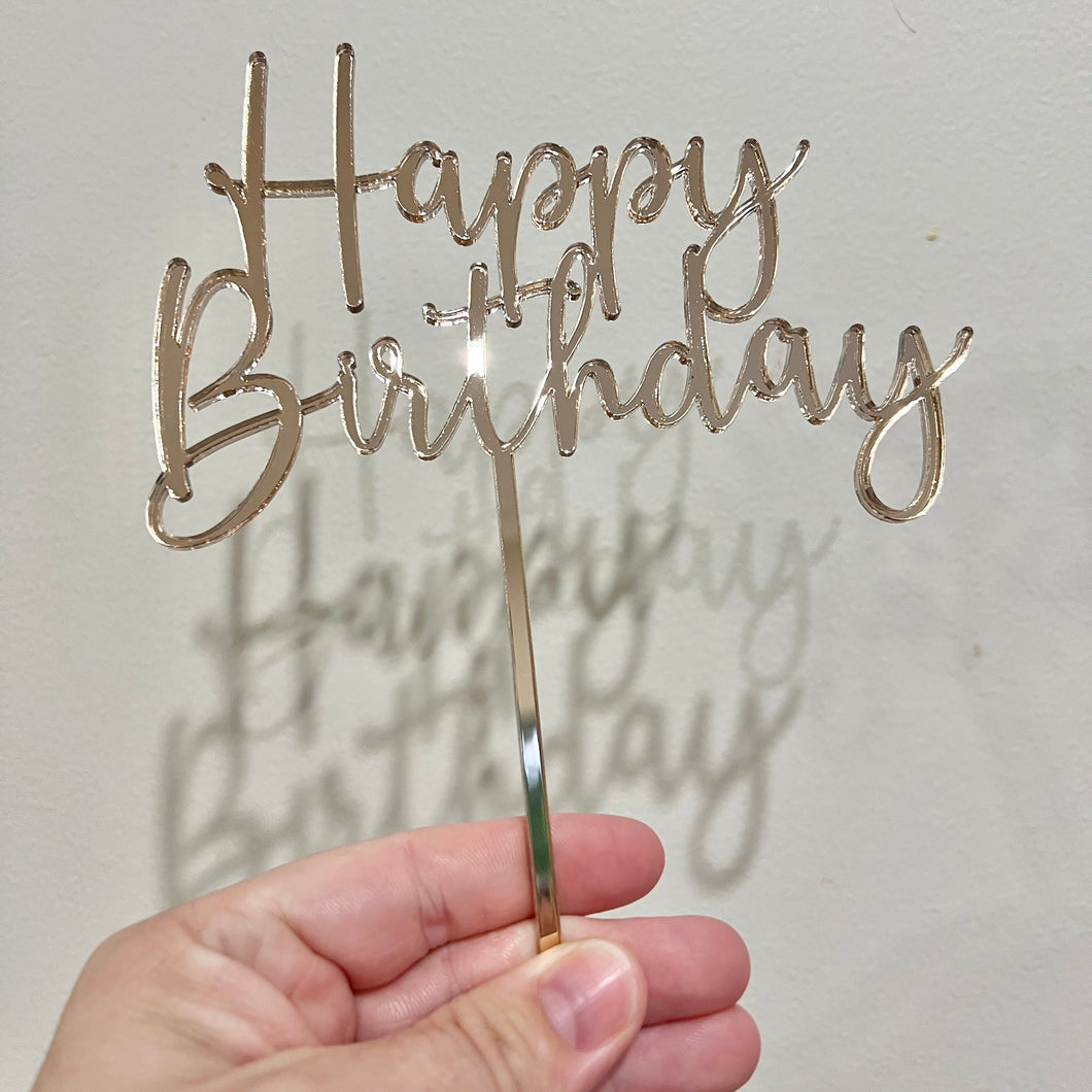 Happy Birthday Cake Topper