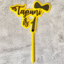 Load image into Gallery viewer, Custom Cake Toppers - Double Layered
