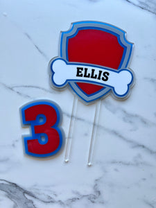 Custom Cake Toppers - Double Layered