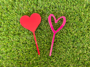 Heart Cupcake Toppers