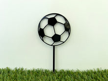 Load image into Gallery viewer, Soccer Ball Cupcake Topper
